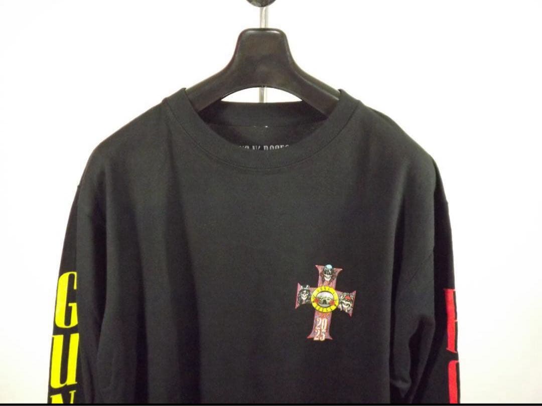 L 新品 GUNS ガンズアンドローゼズ 2025 ロンT　ロングTシャツ