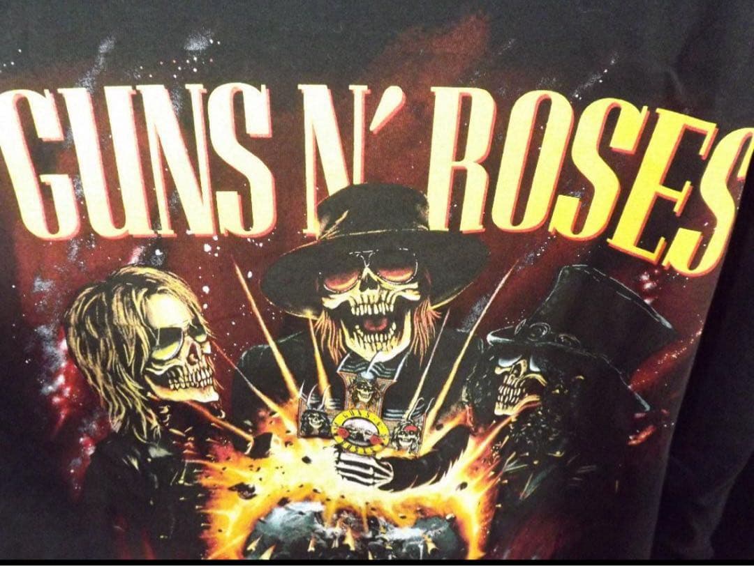 L 新品 GUNS ガンズアンドローゼズ 2025 ロンT　ロングTシャツ