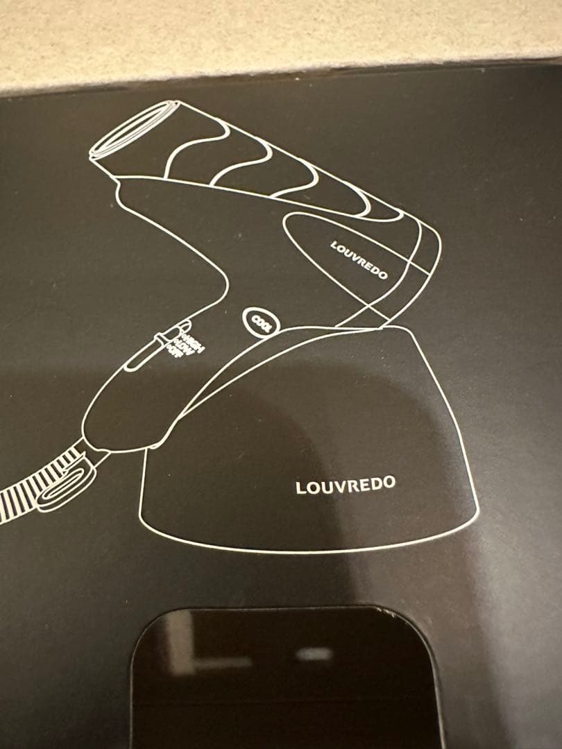 LOUVREDO 復元ドライヤー　限定非売品　ゴールドディスプレースタンド付き