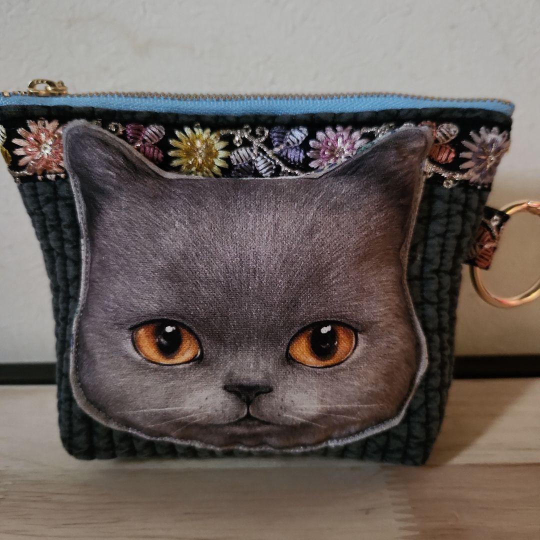 ゆ*ら様 コヤンイサムチョン　ニャンの毛糸のカゴバック　ハンドメイド