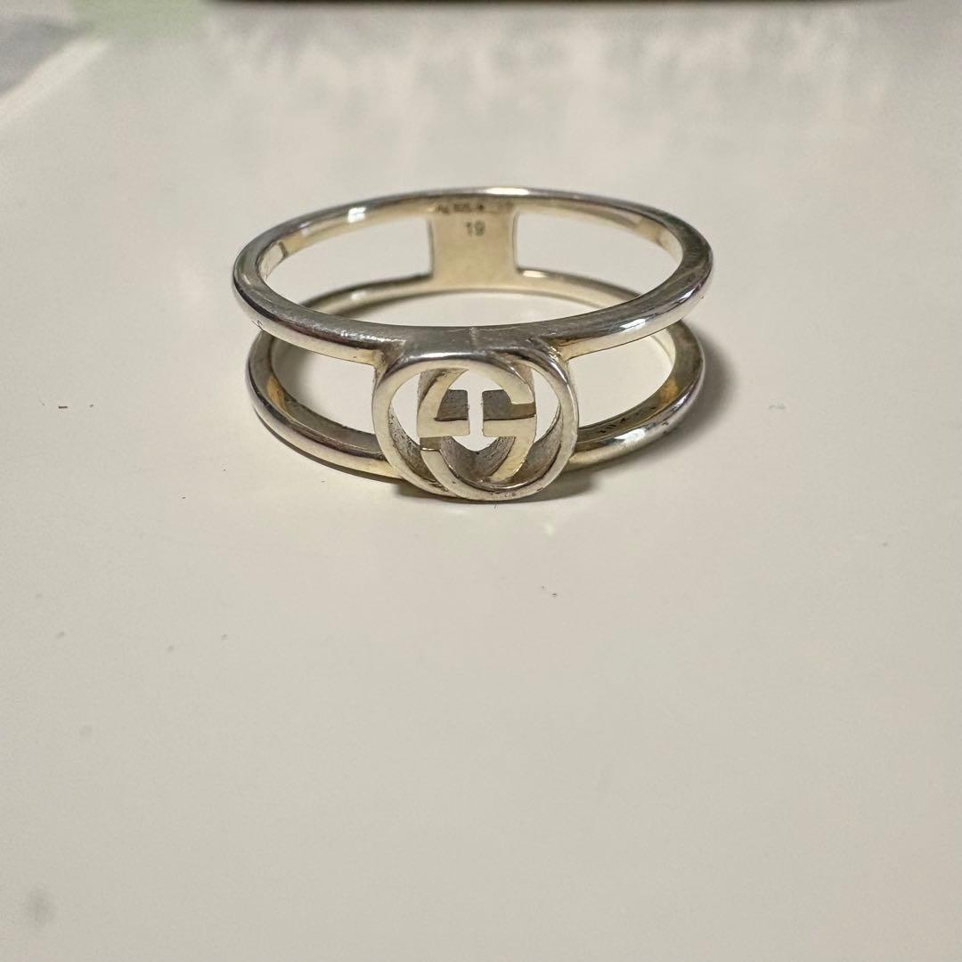 GUCCI グッチ 指輪 インターロッキング 19号