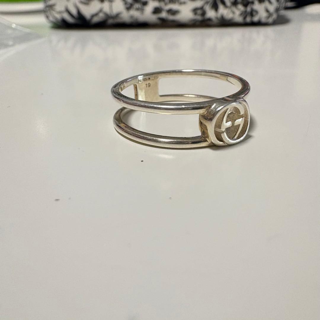 GUCCI グッチ 指輪 インターロッキング 19号