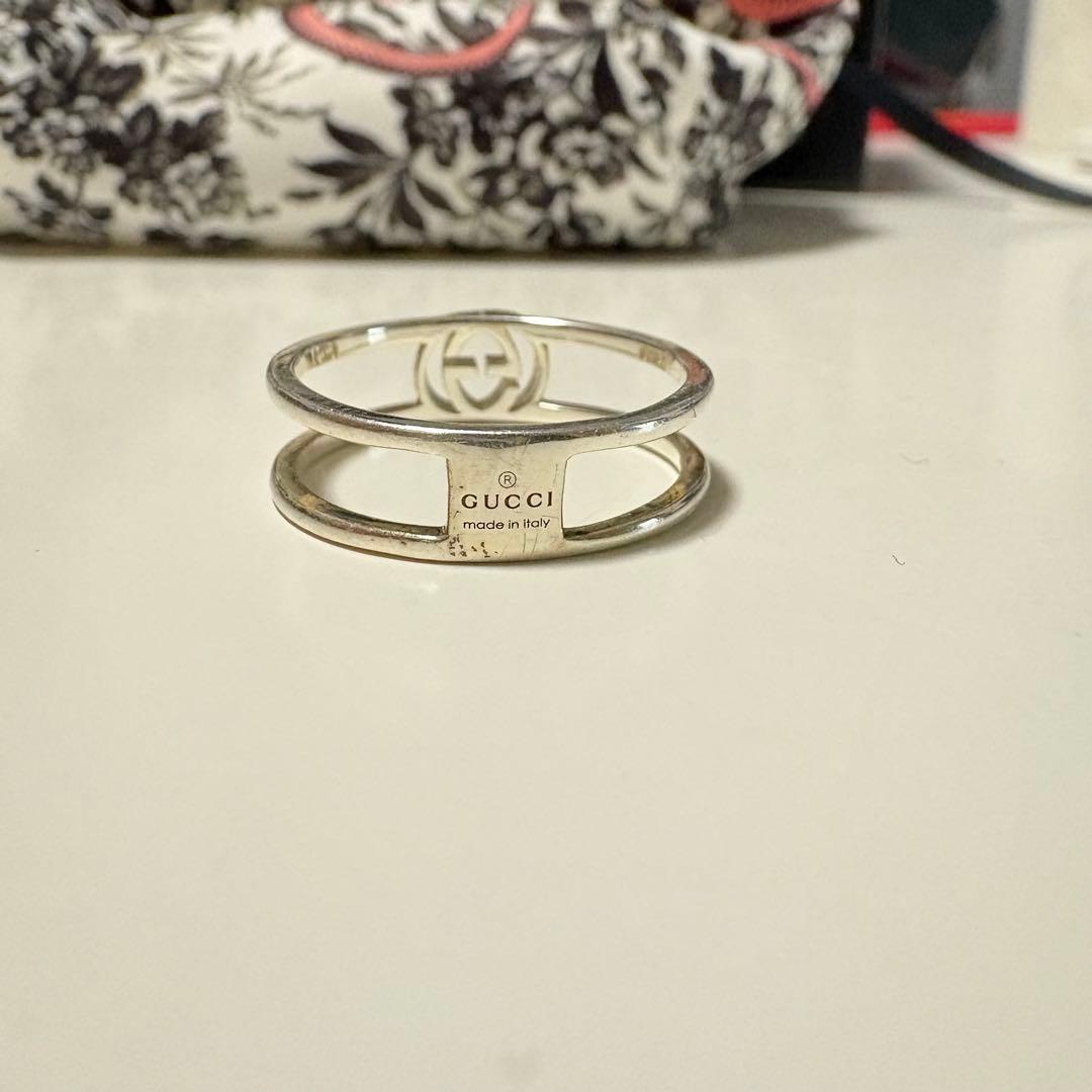 GUCCI グッチ 指輪 インターロッキング 19号