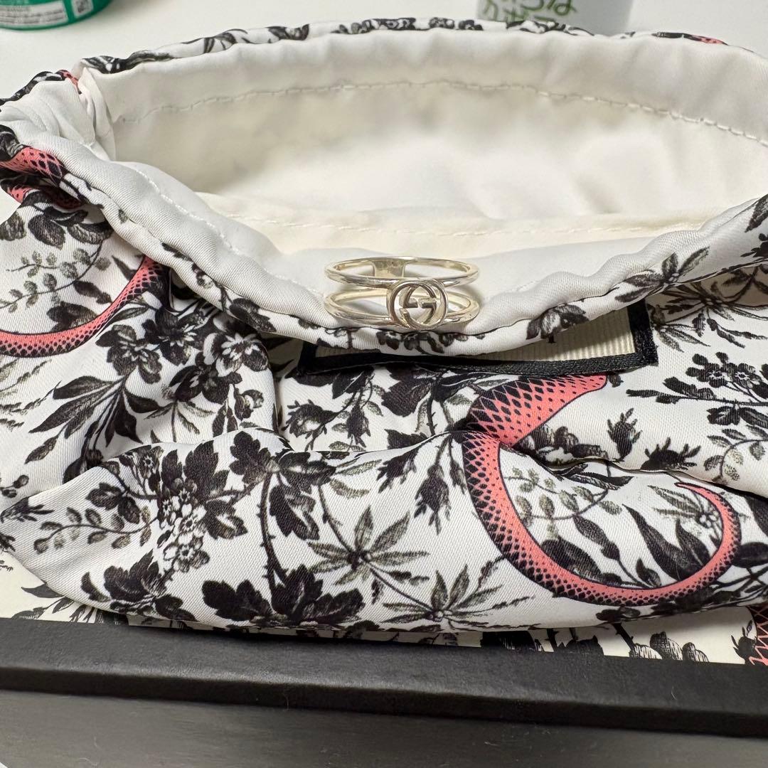 GUCCI グッチ 指輪 インターロッキング 19号