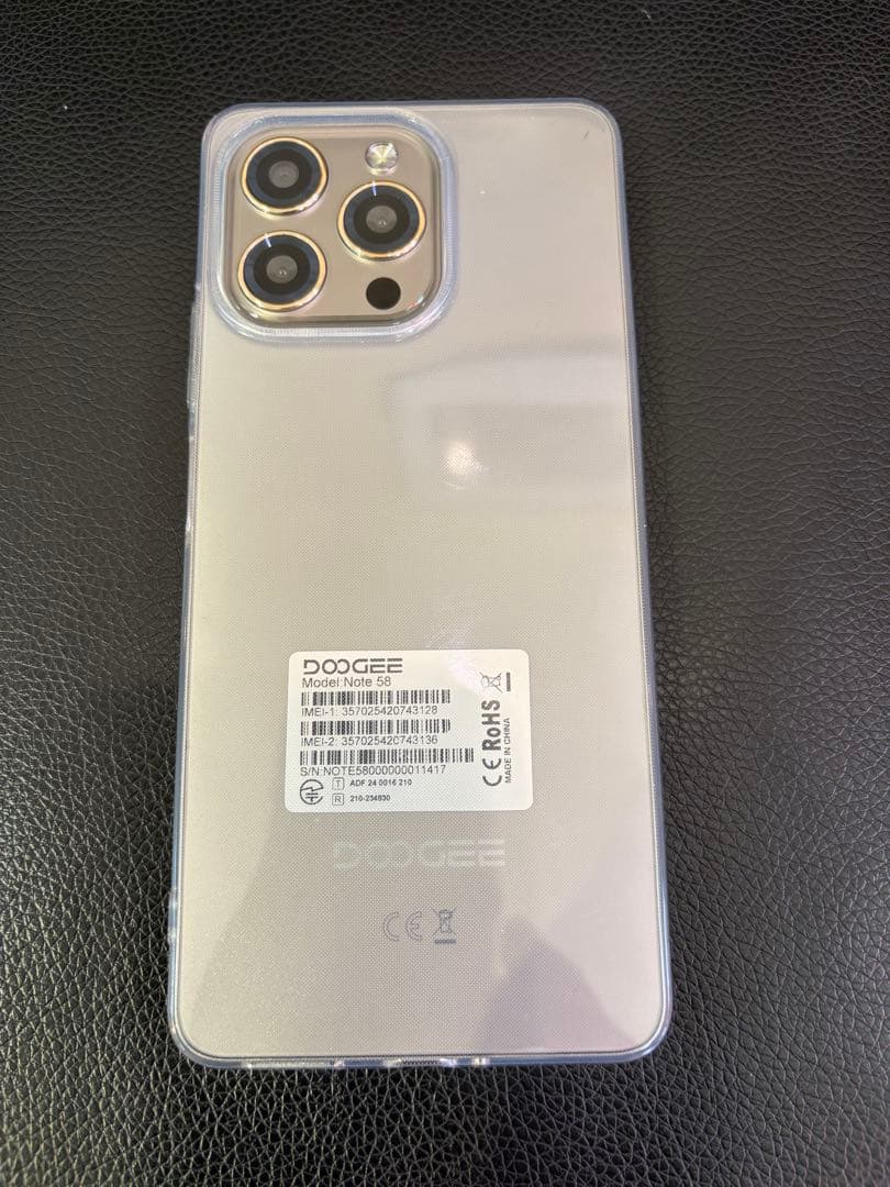 doogee note58 Androidスマホ