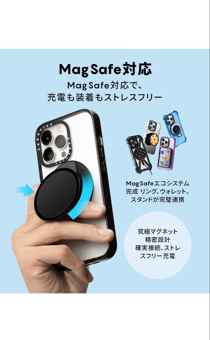 CASETiFY インパクト iPhone 16 Pro ケース マットブラック