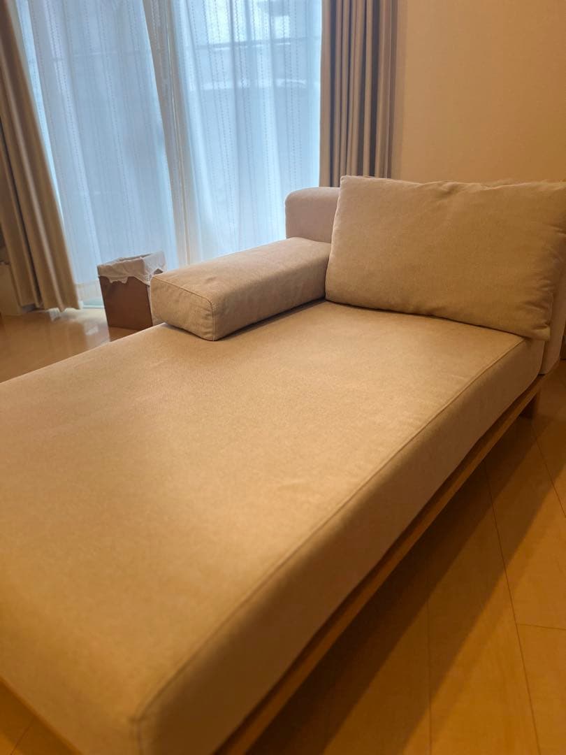 リセノ別注プロダクト SIEVE rect unit sofa ベージュ