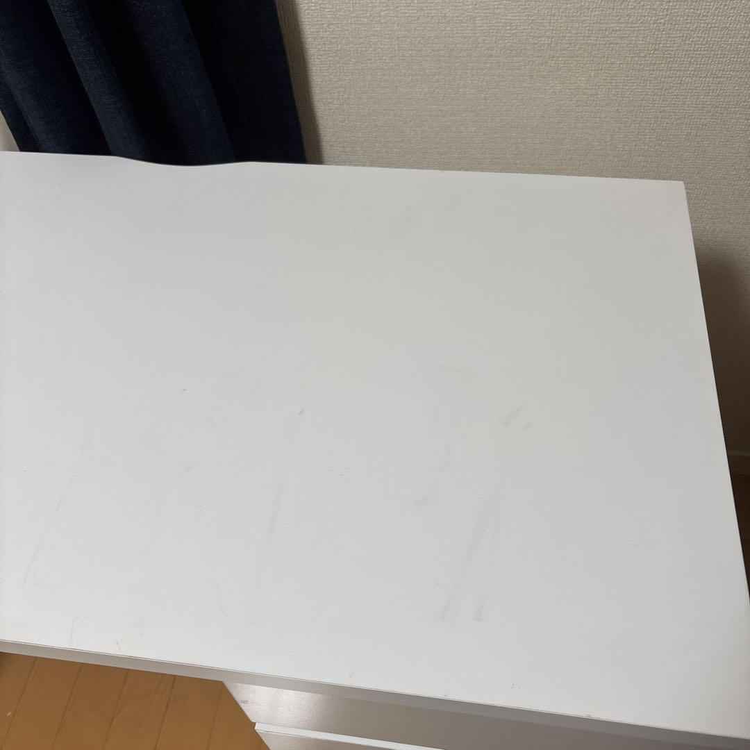 ホワイトデスク〔完成品•送料無料〕