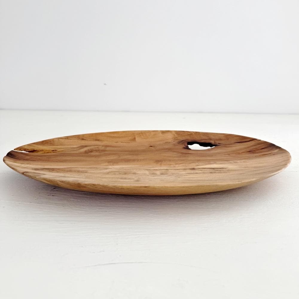 田中　陽三さんの楕円皿　栃木　ウレタン仕上げ