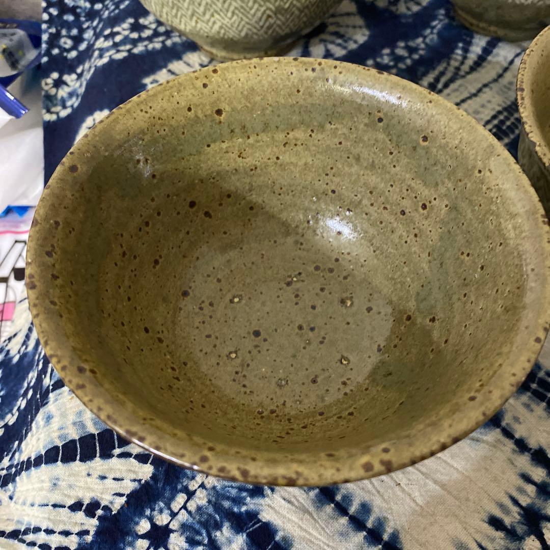 島岡達三　茶碗　六客