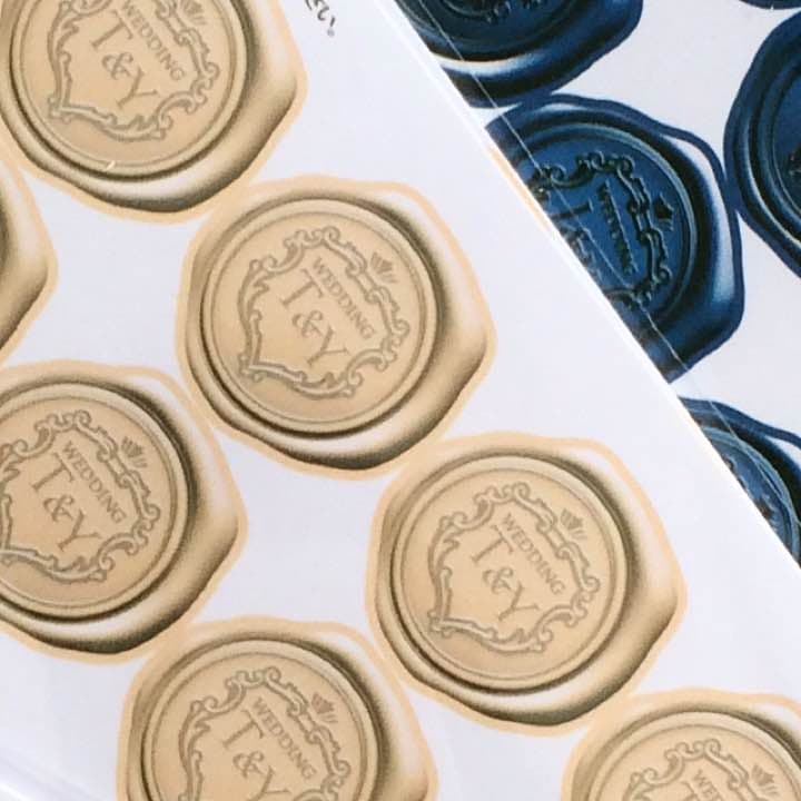 みい様ご確認用ーシーリング風フレークシール 50枚