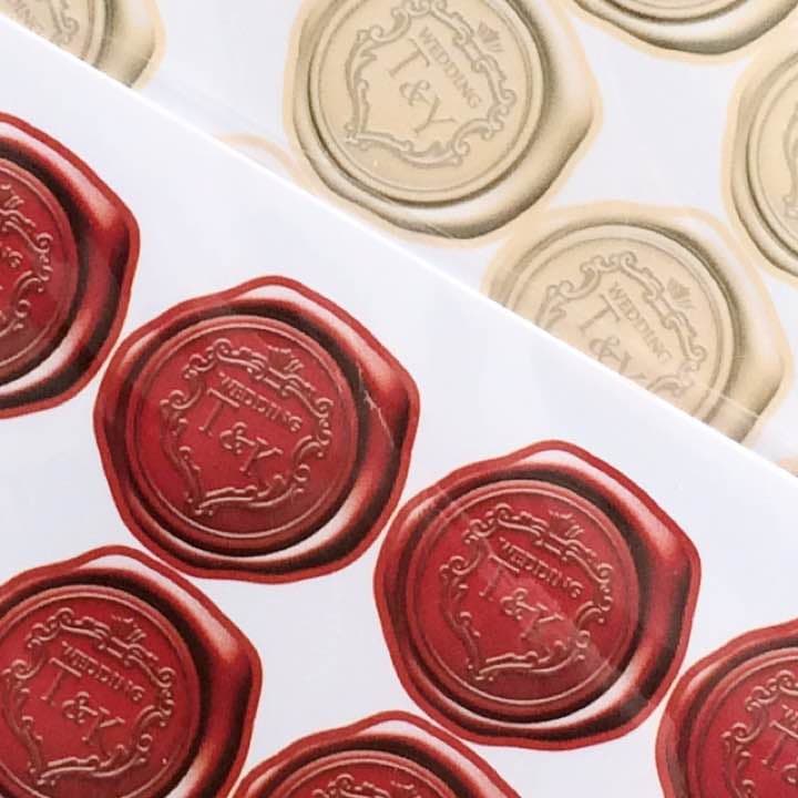 みい様ご確認用ーシーリング風フレークシール 50枚