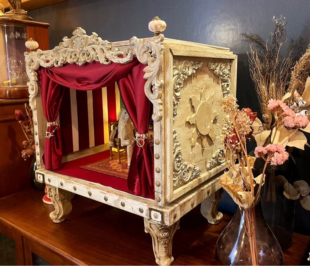 人形劇の舞台　アンティークドールハウス　劇場型ドールハウス（オーダー受付ページ）