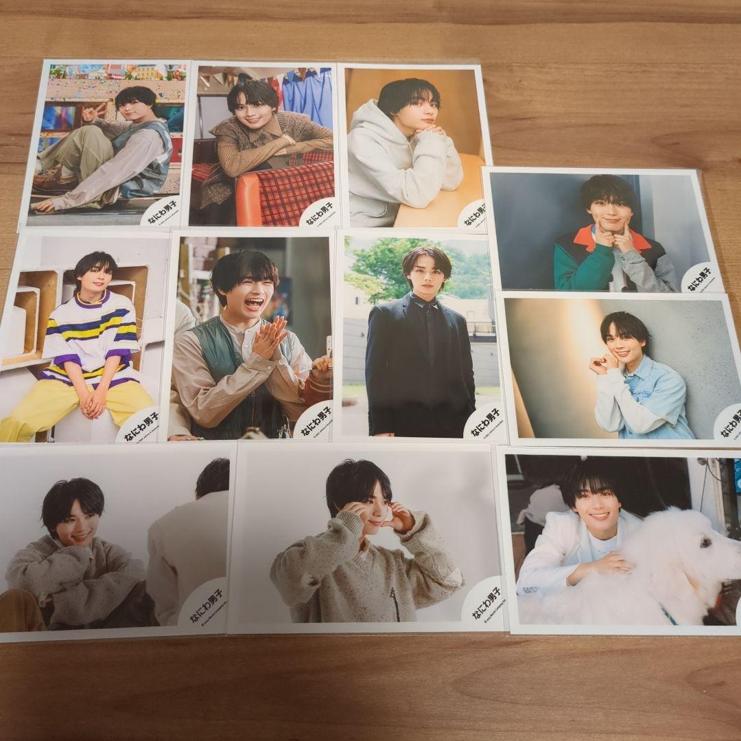 ジャニーズJr. なにわ男子 大西流星 公式写真 ましかくフォト まとめ売り⑤