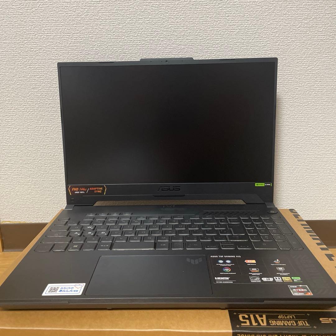 ゲーミングノートパソコン ASUS ryzen7 7435HS/RTX4060
