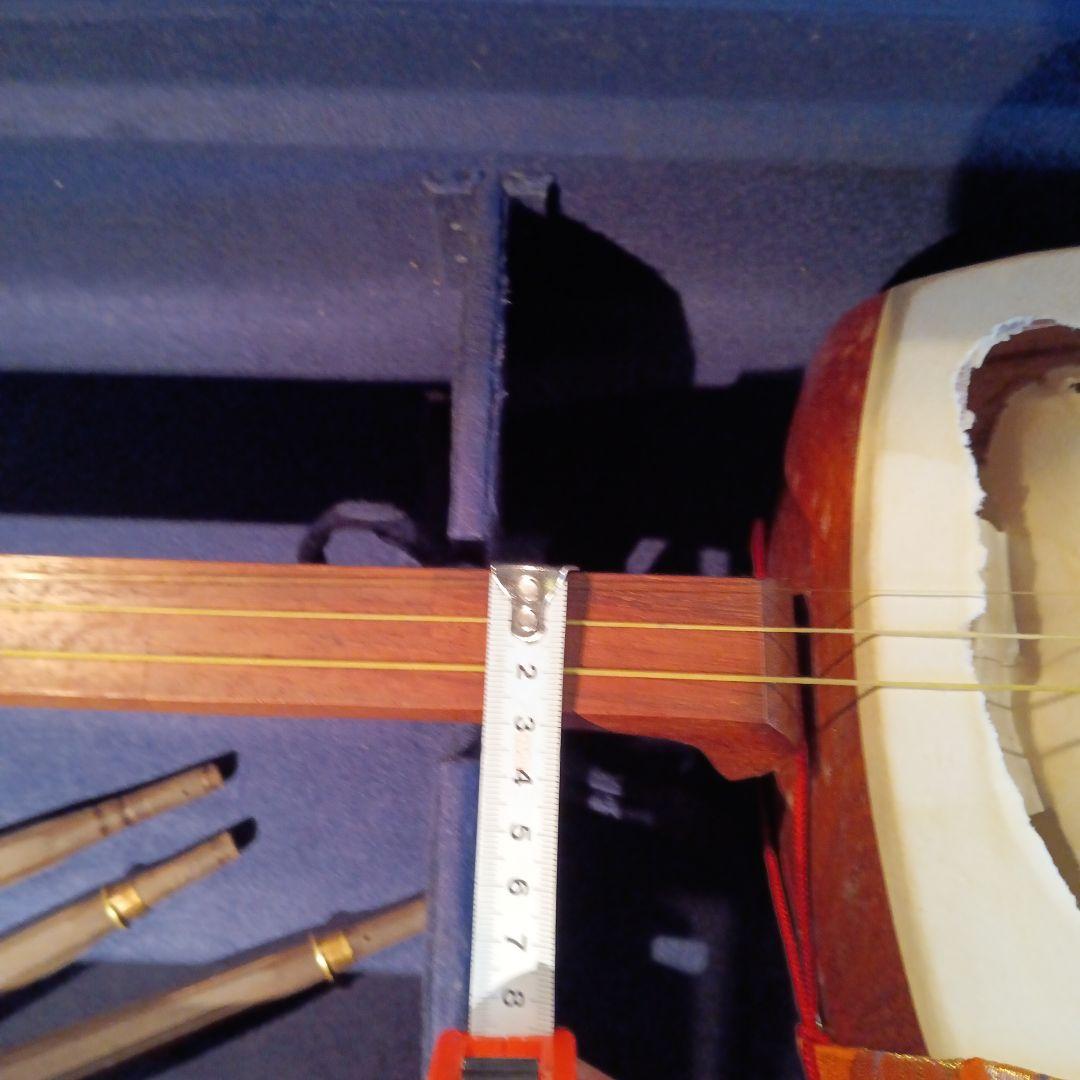 高級　三味線　本体　ケース付