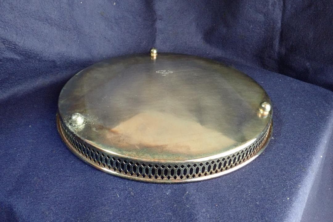 HD4704 盆 真鍮銀メッキ カナダ モートンパーカー