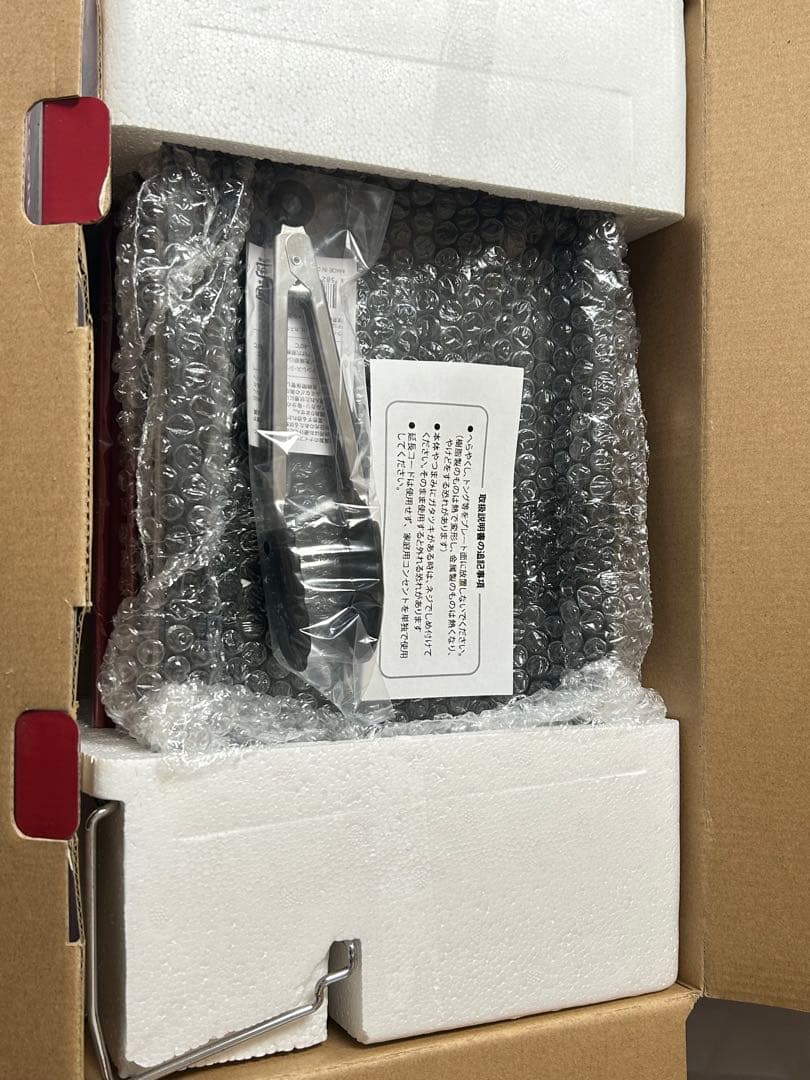 新品 レコルト ホームバーベキュー オプション付　レッド BBQ