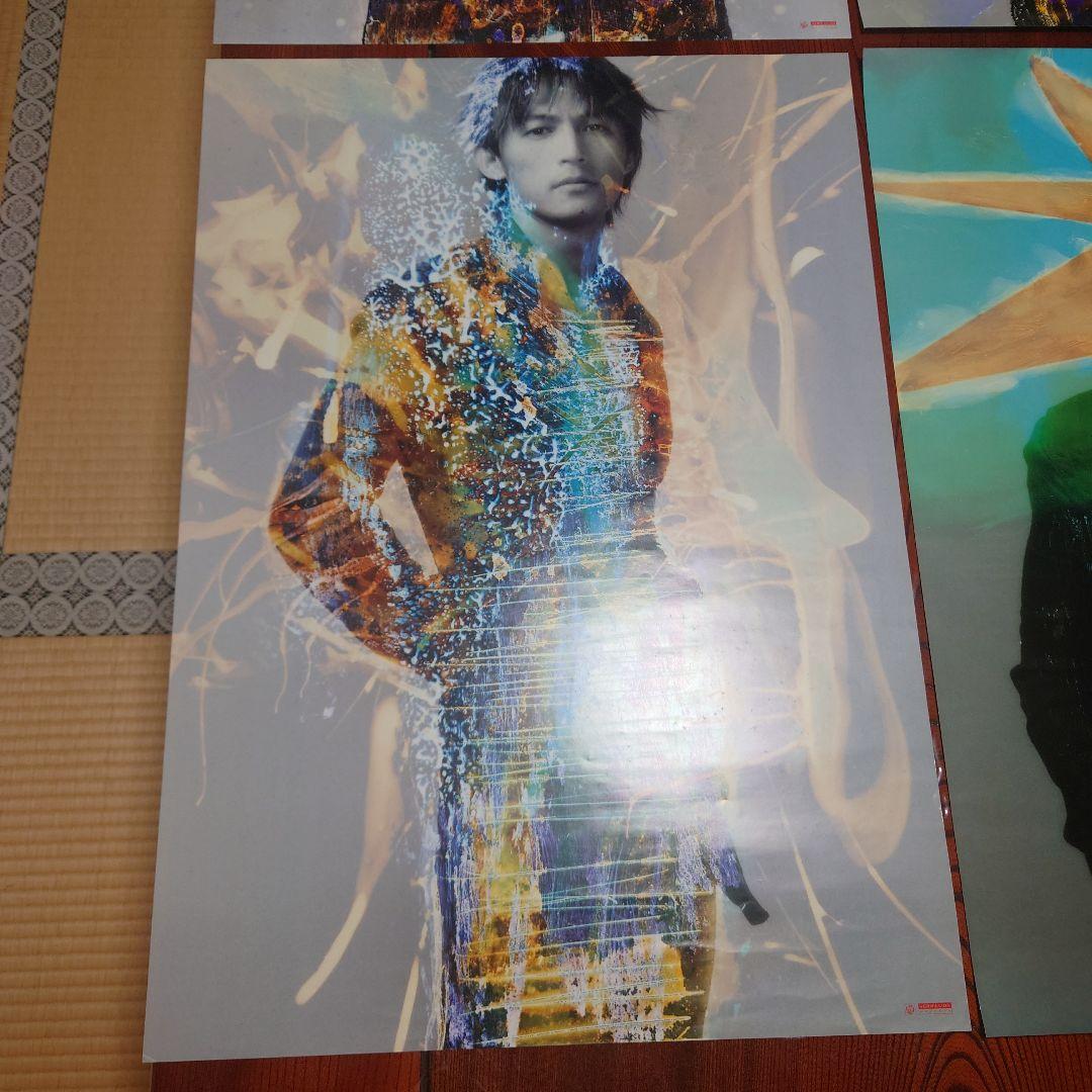 B'z 稲葉浩志『志庵』B2ポスター 4枚セット