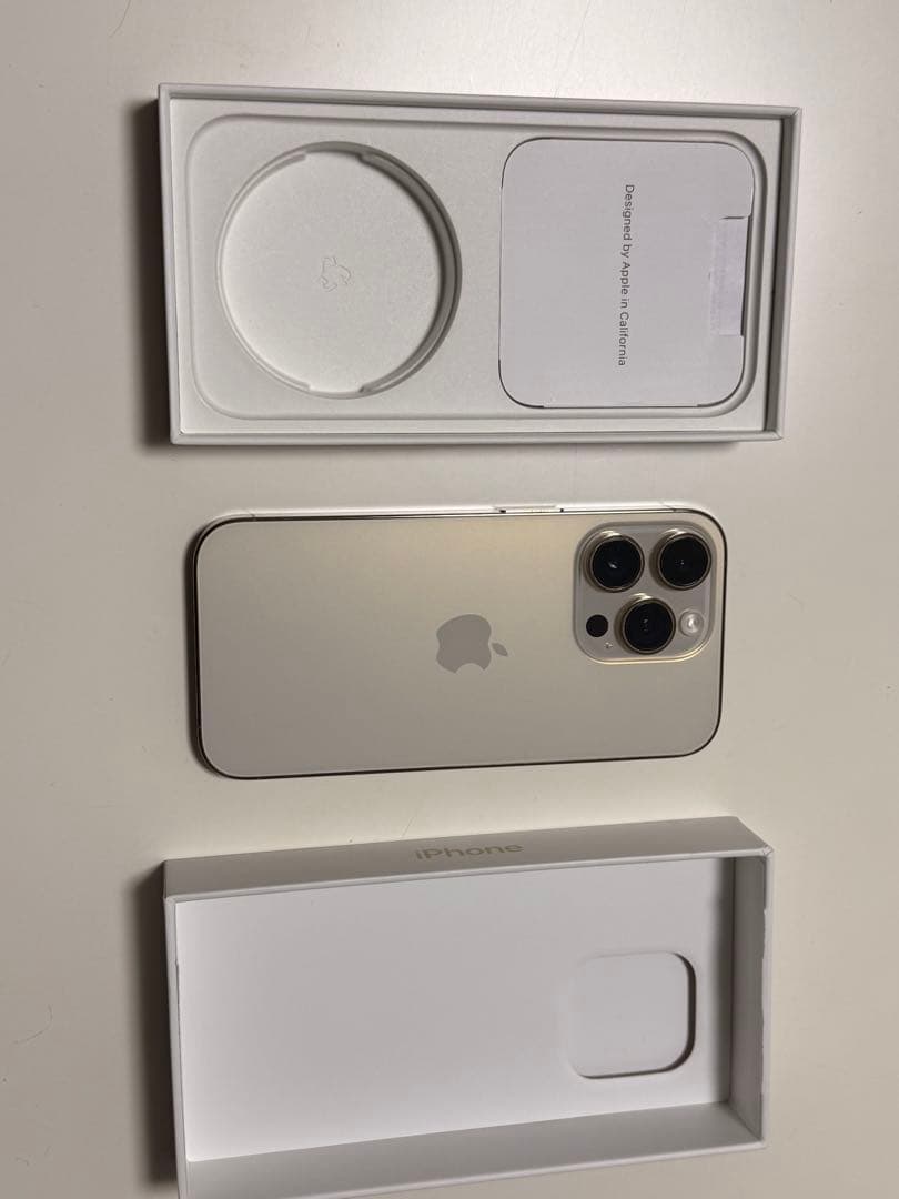 iPhone14 Pro 128GB ゴールド SIMフリー 国内正規品 箱付