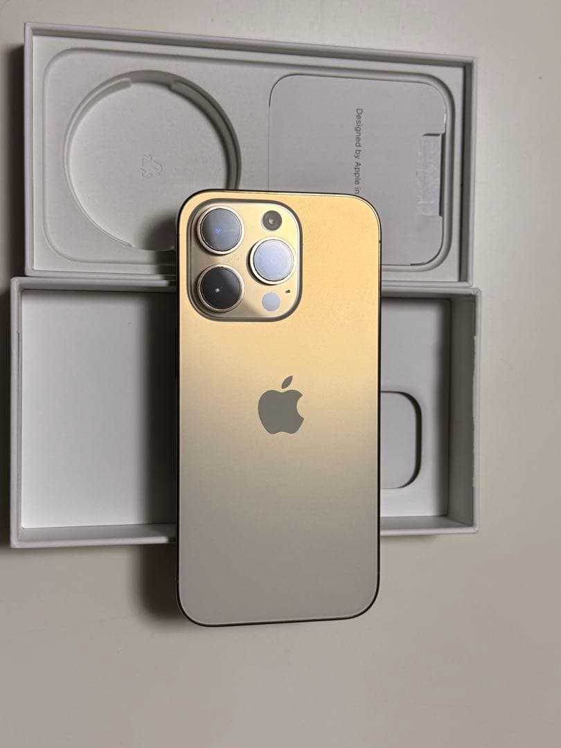 iPhone14 Pro 128GB ゴールド SIMフリー 国内正規品 箱付