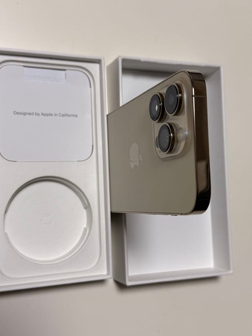 iPhone14 Pro 128GB ゴールド SIMフリー 国内正規品 箱付