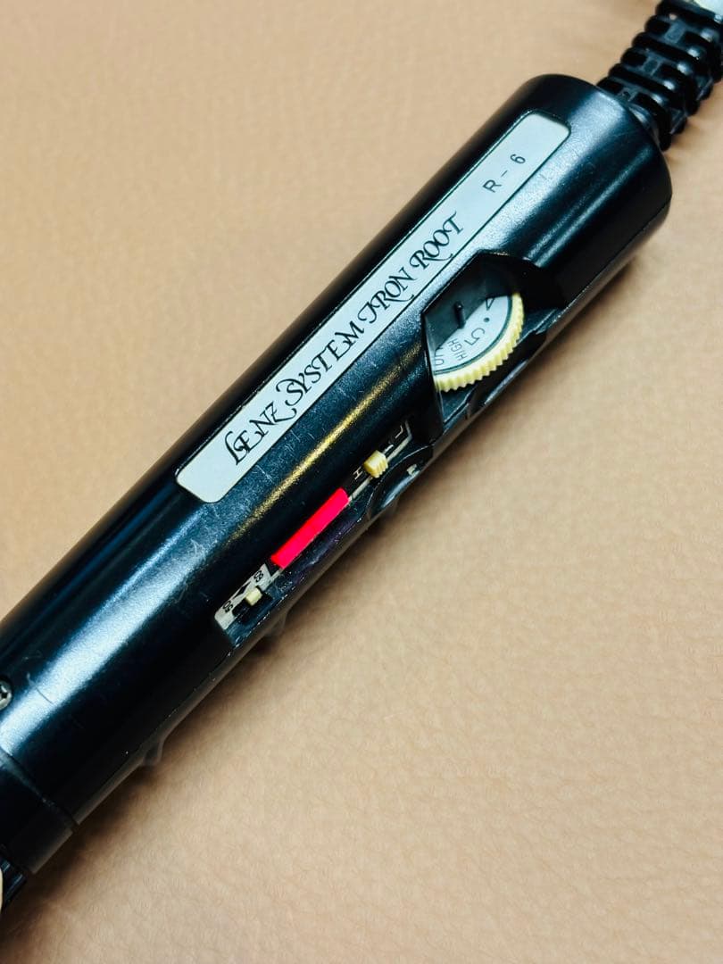 超美品　LENZ Ｒ-6 元巻きレンツ丸アイロン　理容アイロン