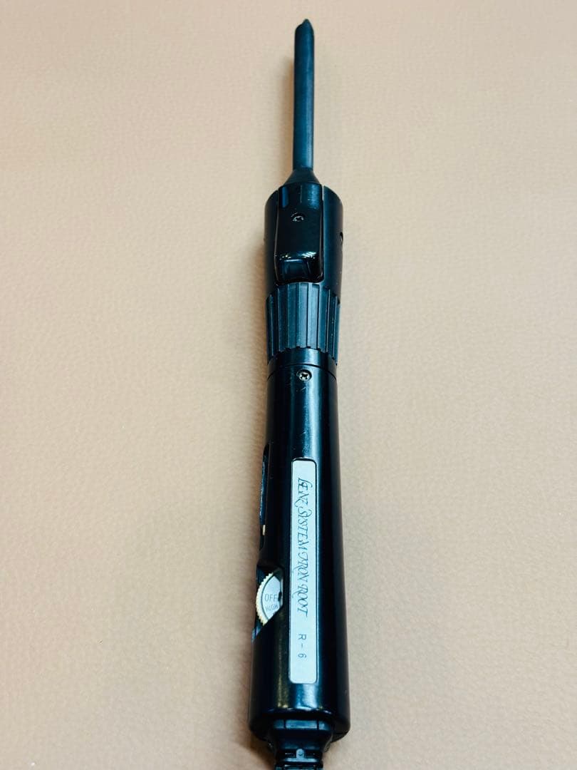 超美品　LENZ Ｒ-6 元巻きレンツ丸アイロン　理容アイロン