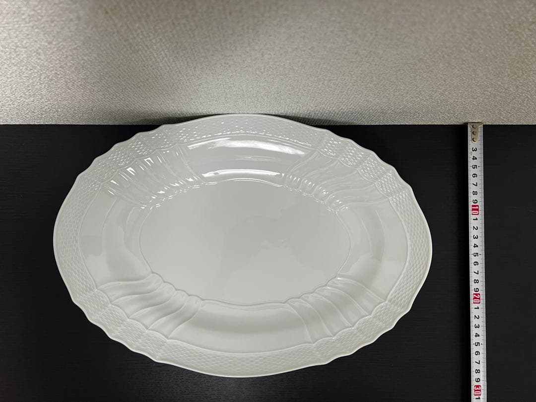 新品未使用 リチャードジノリ ベッキオホワイト オーバル プレート