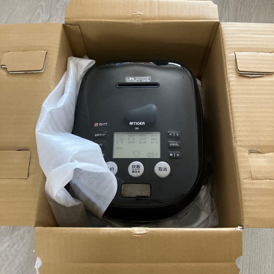 IH炊飯ジャー　本土鍋　可変W圧力搭載　タイガー製　JPH-A100Kブラック