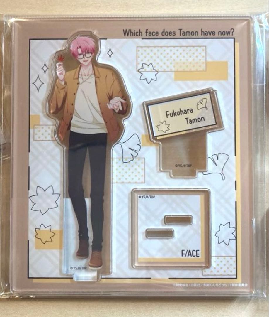 多聞くん今どっち !?　TSUTAYA　福原多聞　アクリルスタンド　缶バッジ　秋