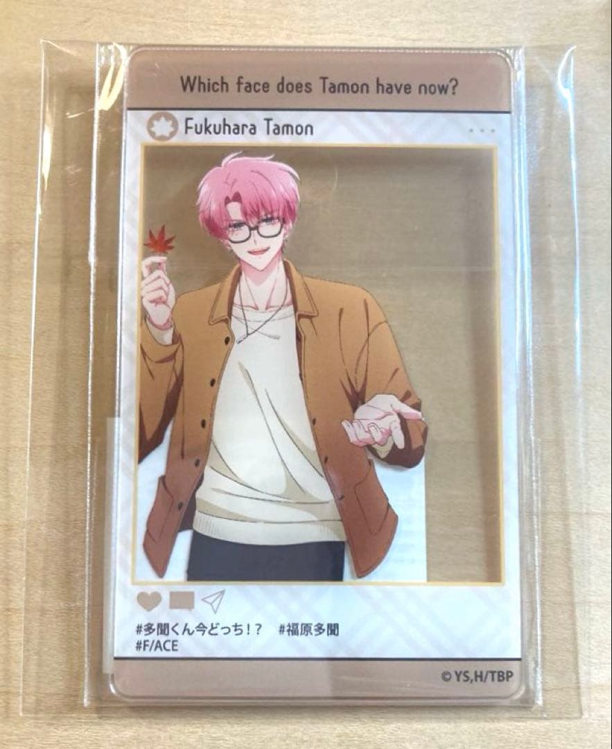 多聞くん今どっち !?　TSUTAYA　福原多聞　アクリルスタンド　缶バッジ　秋