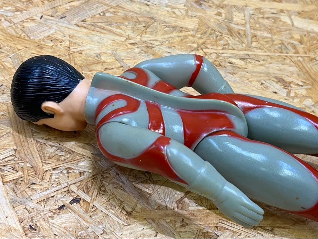 ★当時物 ブルマァクウルトラマンエース　面取れ　ソフビ