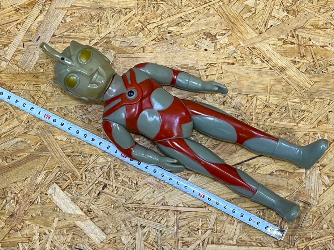 ★当時物 ブルマァクウルトラマンエース　面取れ　ソフビ