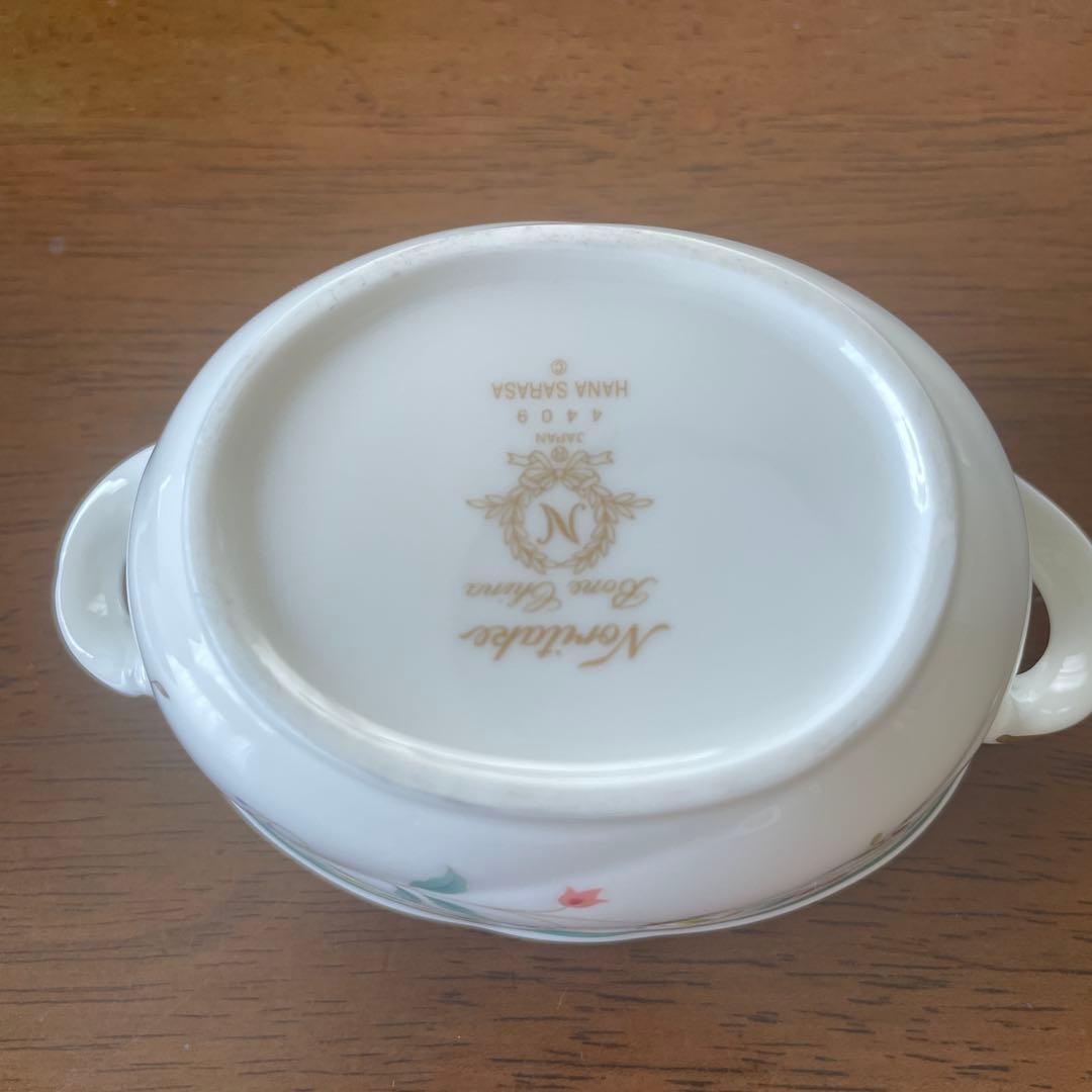 ☆ Noritake 花更紗 シュガーボット&クリーマー⭐︎