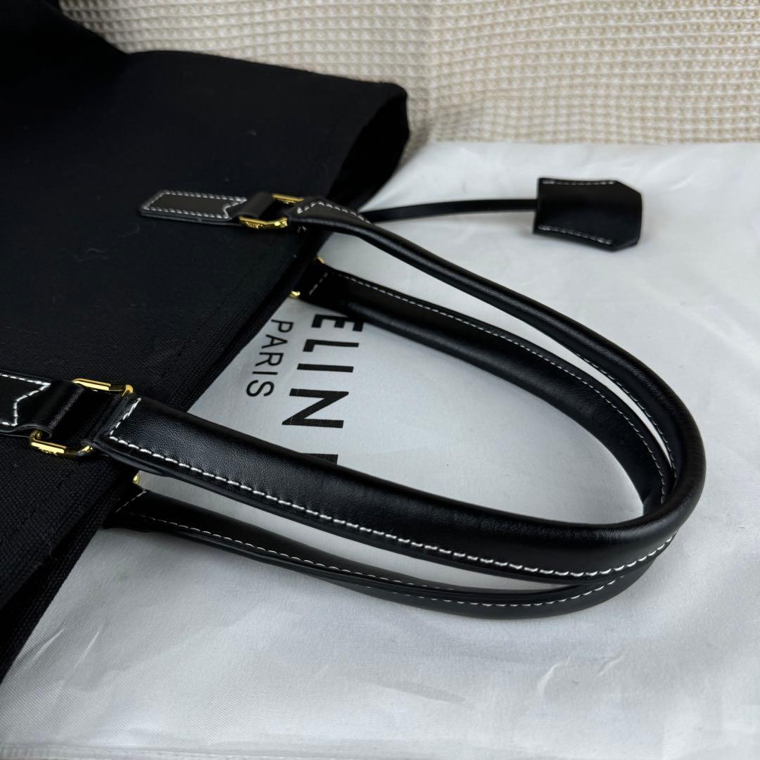CELINE セリーヌ ホリゾンタルカバ キャンバス トートバッグ