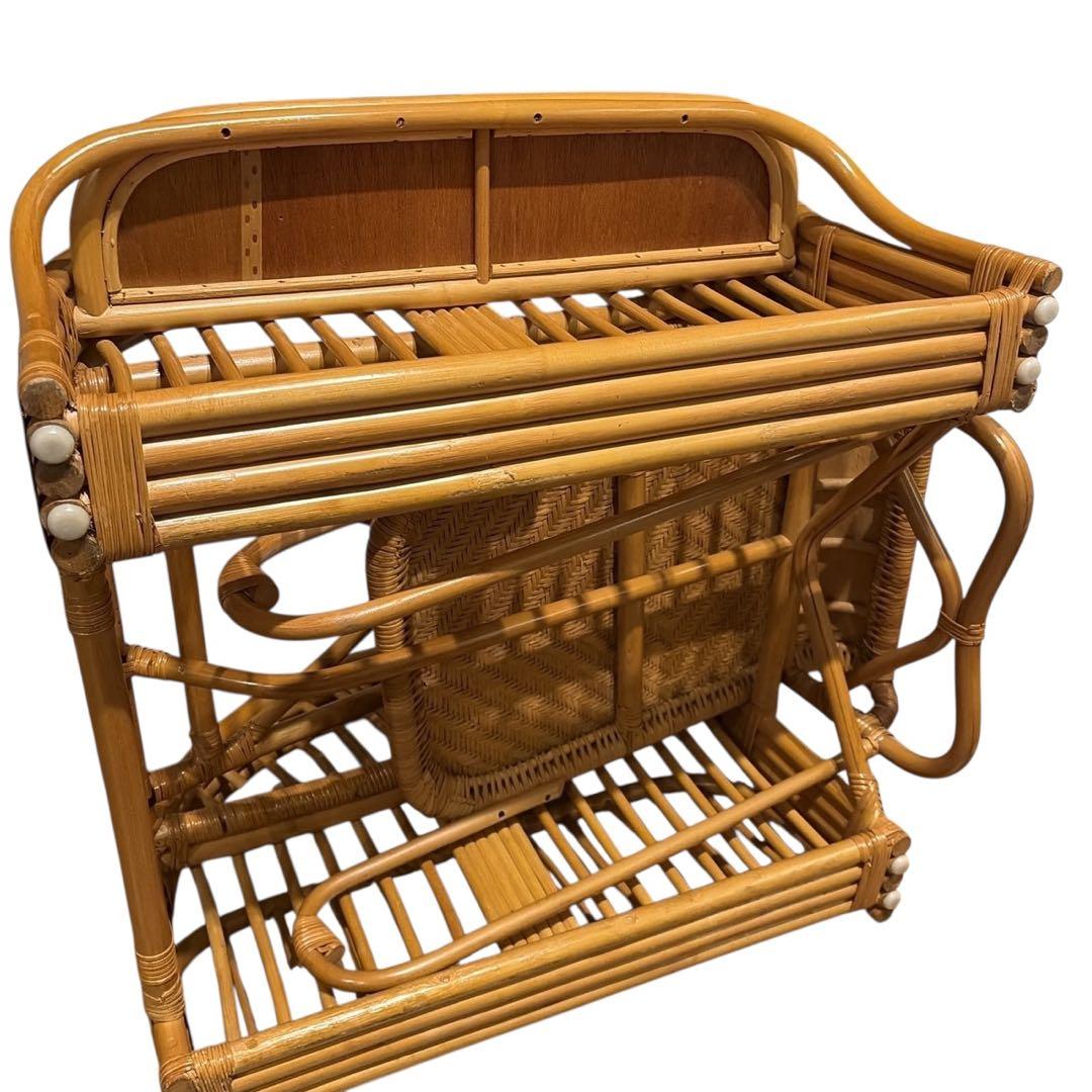 【KOIZUMI】籐ラタン リクライニングチェア コイズミ