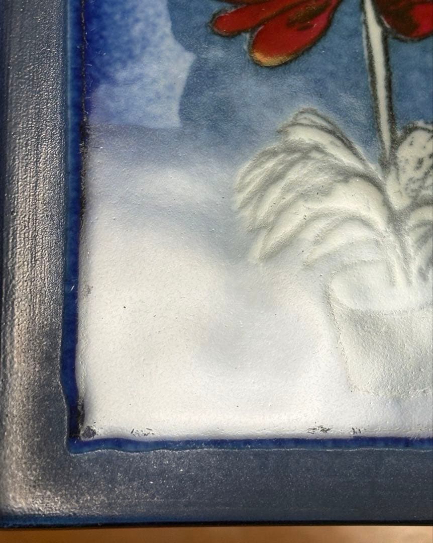 ARABIA ヘルヤ \"Amaryllis\" 陶板画