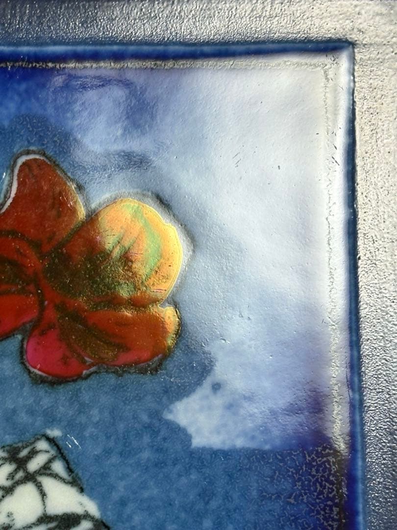 ARABIA ヘルヤ \"Amaryllis\" 陶板画