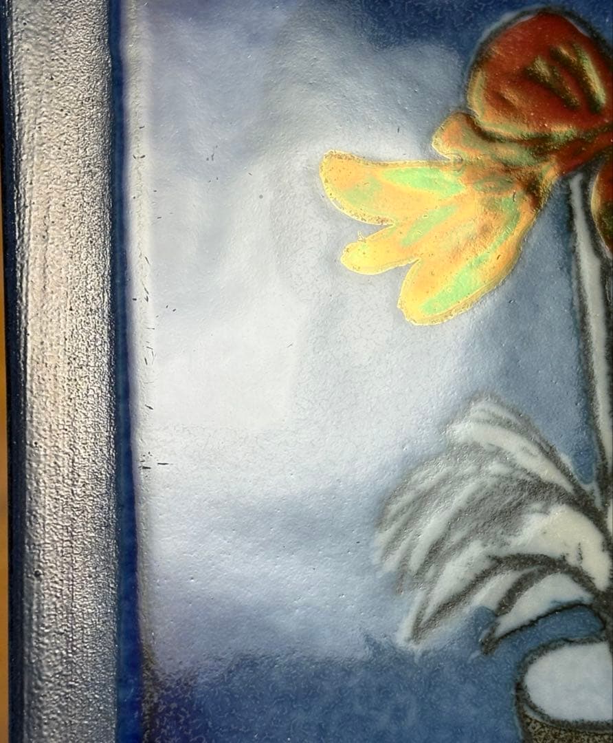 ARABIA ヘルヤ \"Amaryllis\" 陶板画