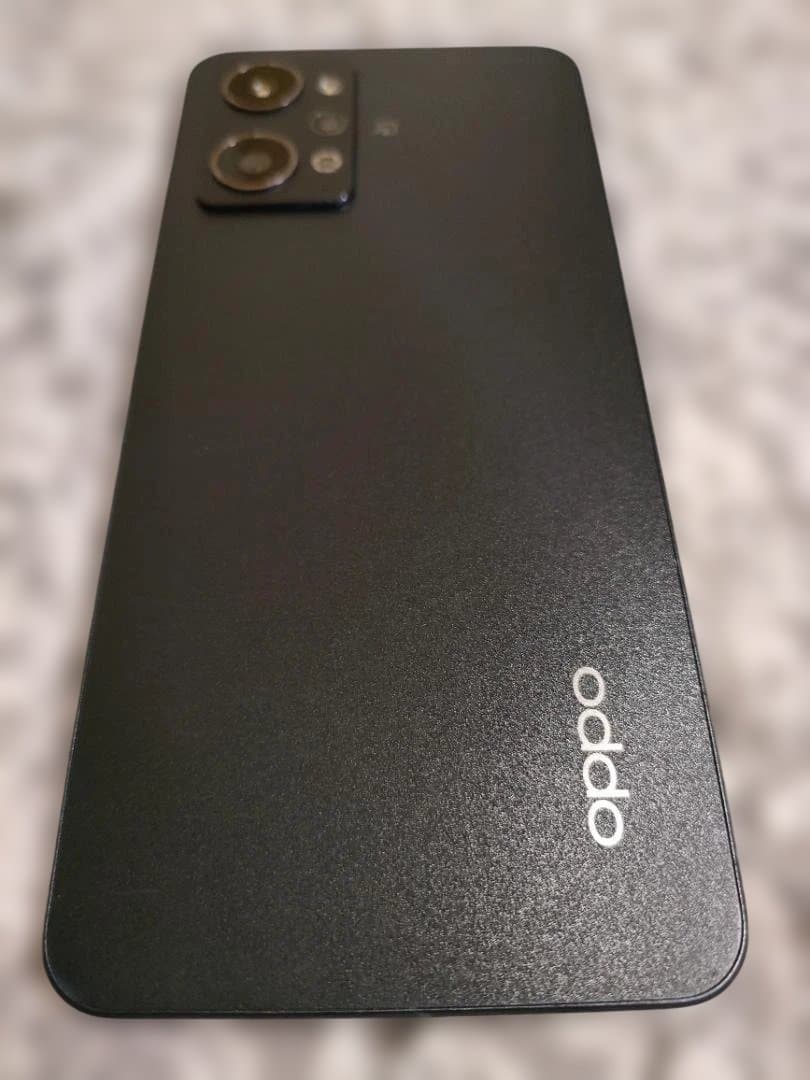 【美品】OPPO Reno 7A スターリーブラック SIMフリー