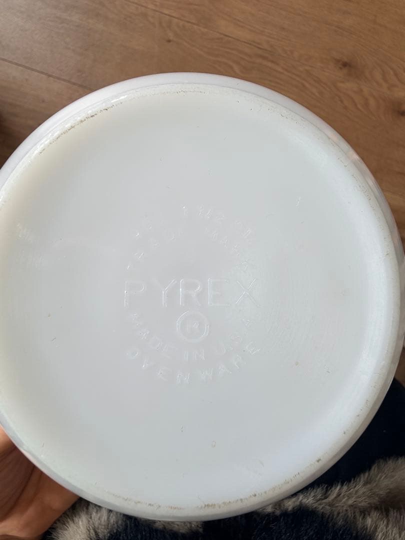 オールドパイレックス ミキシングボウル アーミッシュ・バタープリント4点セット