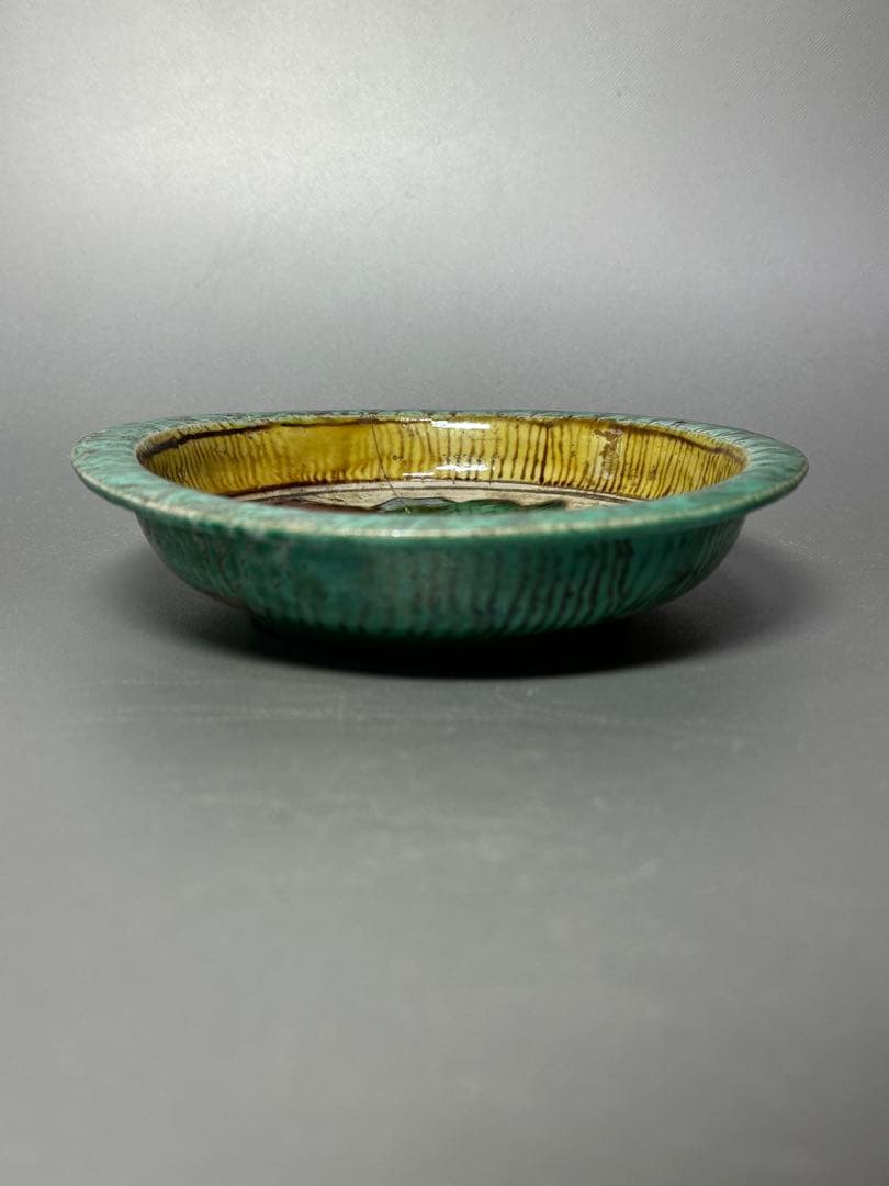 青手　古九谷　兜鉢　小鉢　ニュウが有りますが名品です