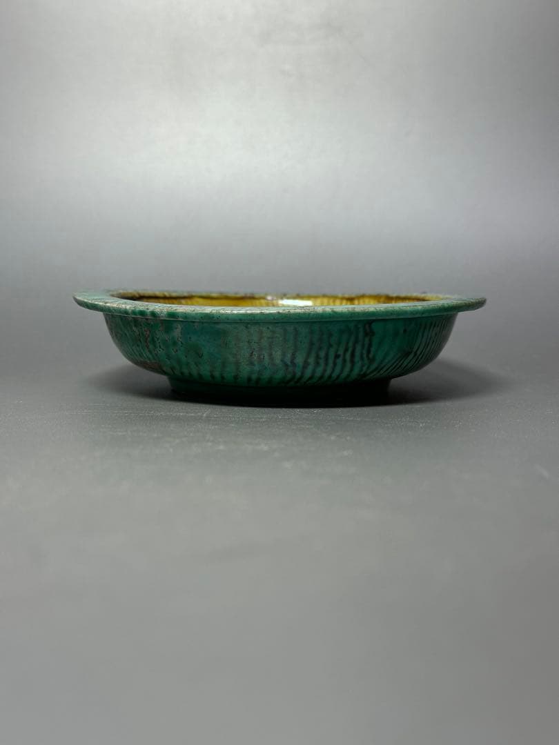 青手　古九谷　兜鉢　小鉢　ニュウが有りますが名品です