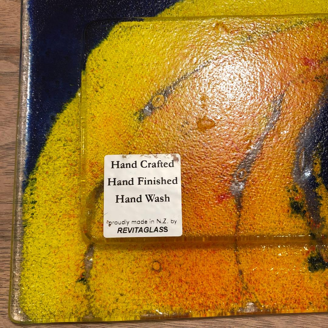 REVITAGLASS 手作り皿 2点セット