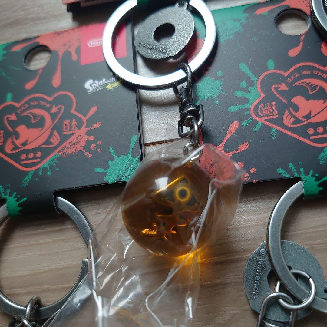 スプラトゥーン３　金イクラ　キーホルダー　5個セット