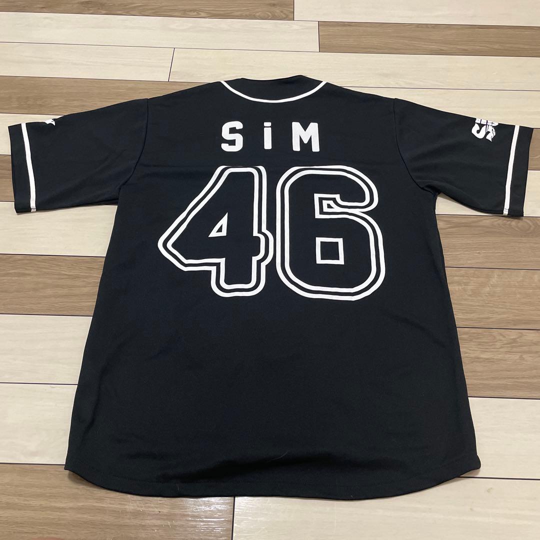 【美品】SiM 46 ユニフォームTシャツ 黒