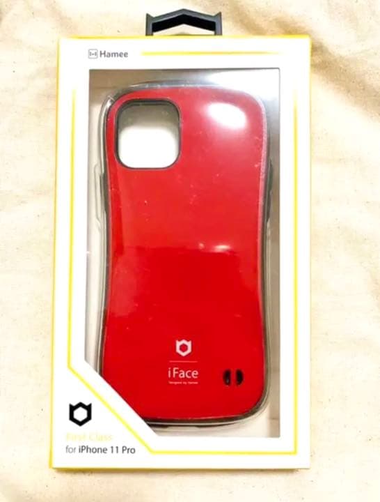 レア　iFace First Class 11Pro スマホケース　ピュアレッド