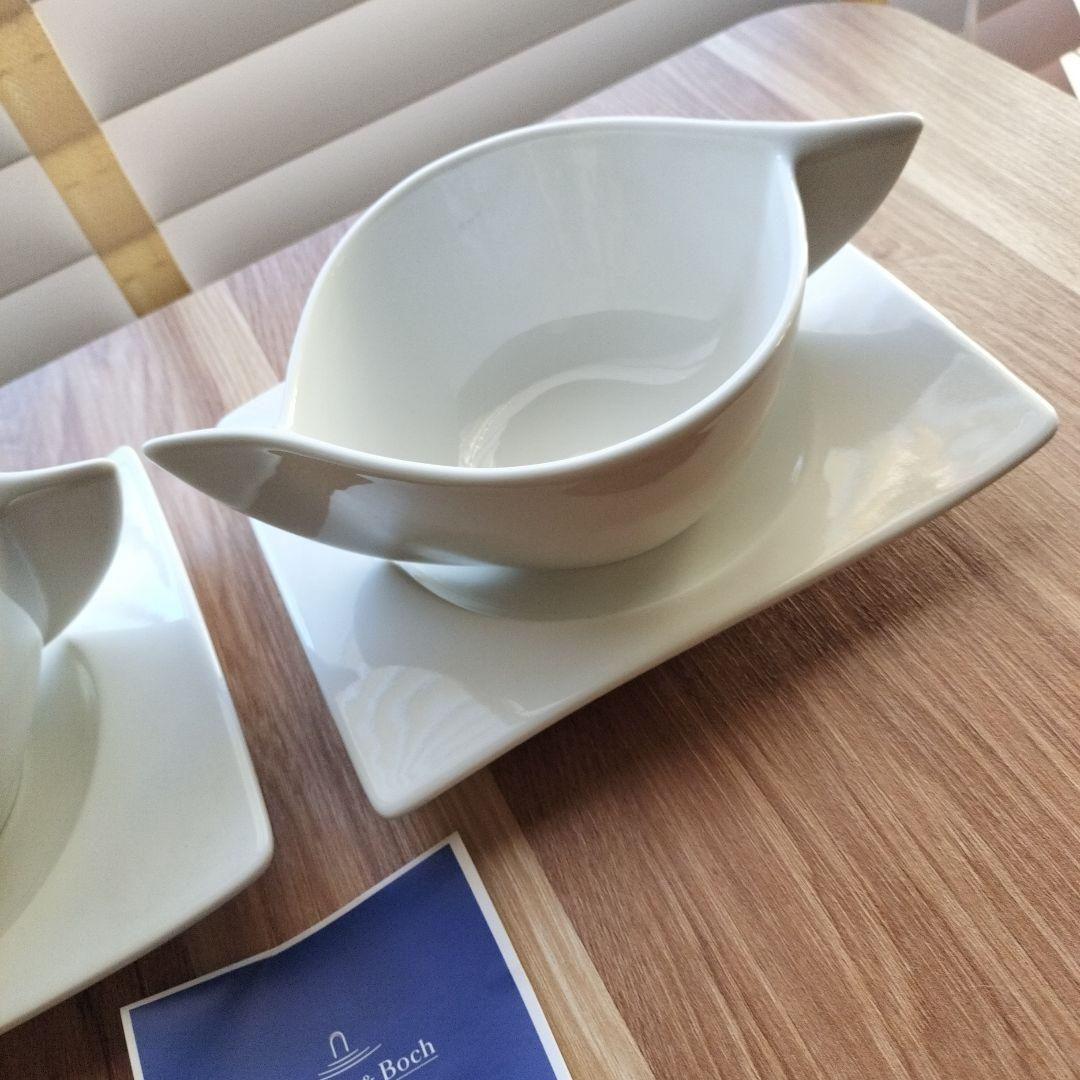 新品◆ビレロイ&ボッホニューウェーブプレート&スープカップ2セット
