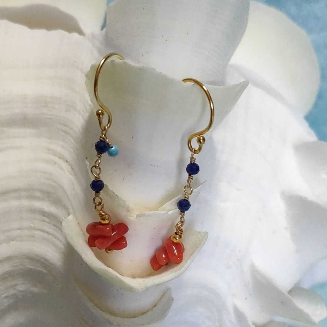 TILLA・EARTH リング2本、ピアスセット